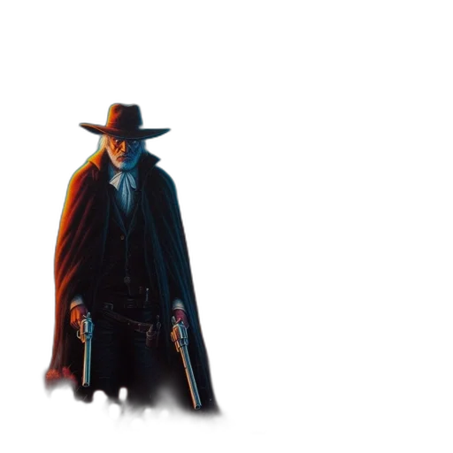 jacket, hat, weapon, mask transparent PNG cut-out