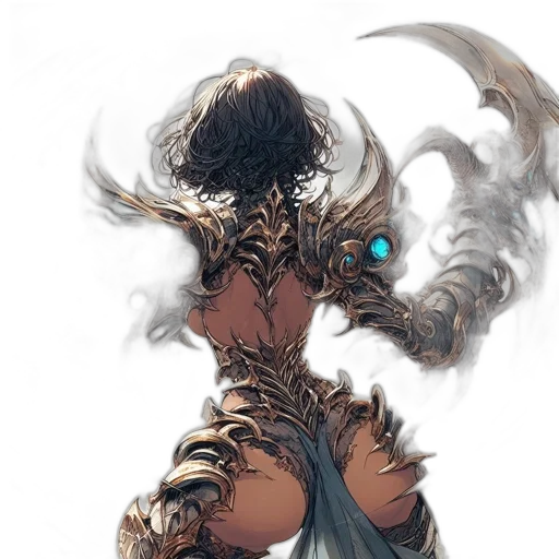 dragon, creature, mask, dress transparent PNG cut-out