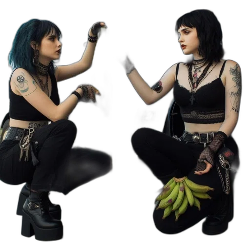 jewelry, jacket, food, staff transparent PNG cut-out