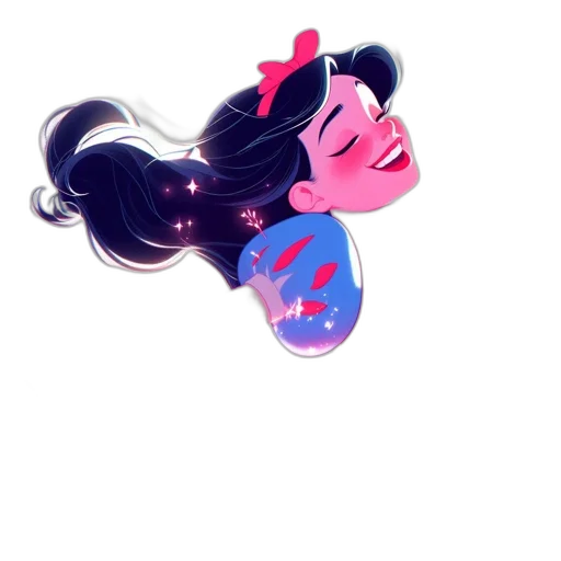 hair, staff, crown, dress transparent PNG cut-out