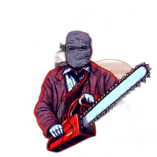 mask, robot, staff, weapon transparent PNG cut-out