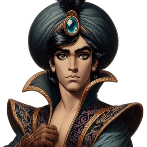 face, crown, jewelry, staff transparent PNG cut-out
