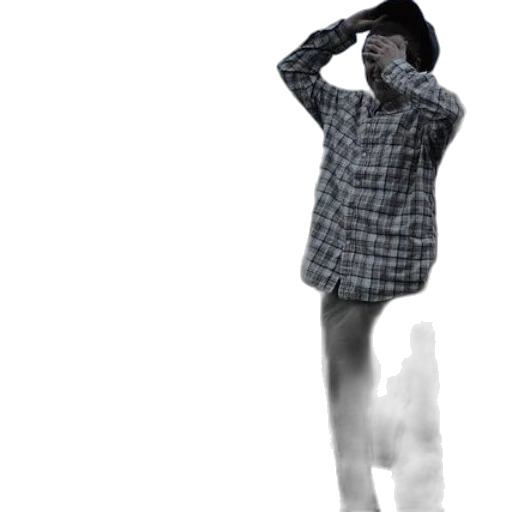 jacket, staff, hat, dress transparent PNG cut-out