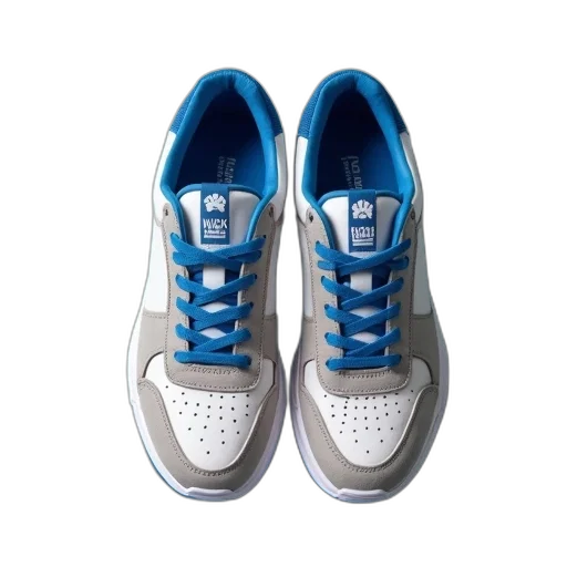 shoes, 3d render, blue, pair transparent PNG cut-out