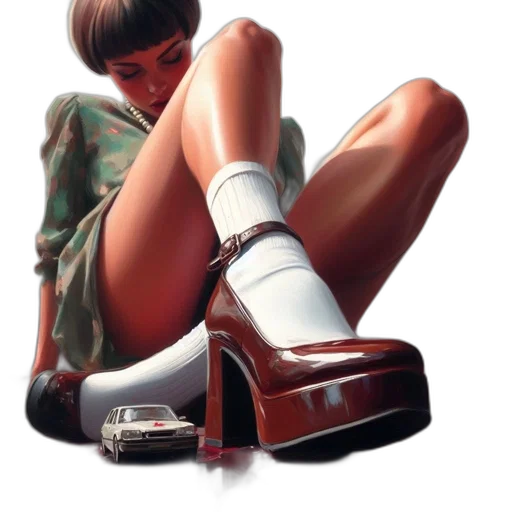 shoes, dress, robot, weapon transparent PNG cut-out
