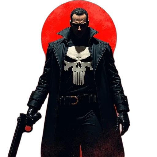 jacket, weapon, mask, sword transparent PNG cut-out