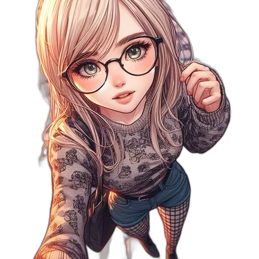 face, dress, jacket, hair transparent PNG cut-out