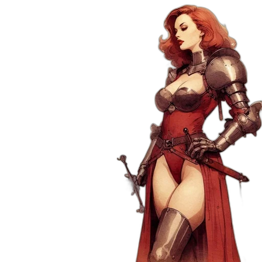 sword, concept art, fantasy art, comic book art transparent PNG cut-out