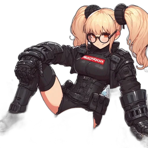 robot, weapon, jacket, staff transparent PNG cut-out