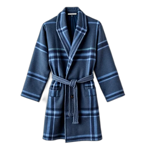 jacket, dress, blue, plaid transparent PNG cut-out