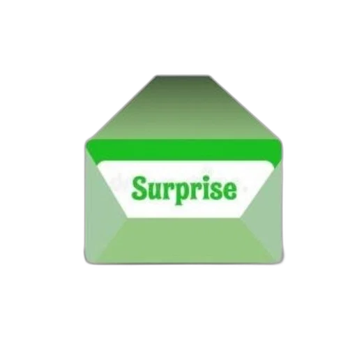 furniture, 3d render, green, envelope transparent PNG cut-out