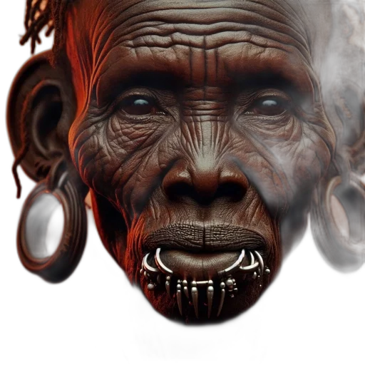 face, mask, jewelry, creature transparent PNG cut-out