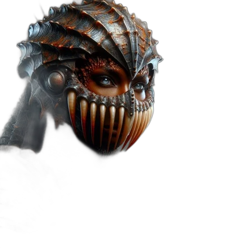 mask, creature, jewelry, robot transparent PNG cut-out