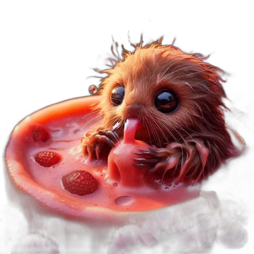creature, food, animal, dragon transparent PNG cut-out