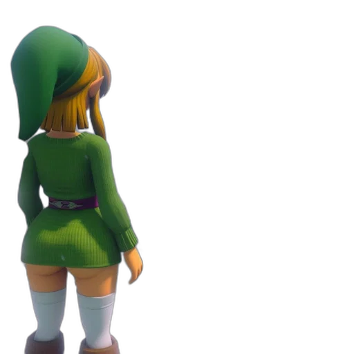 dress, hat, mask, staff transparent PNG cut-out