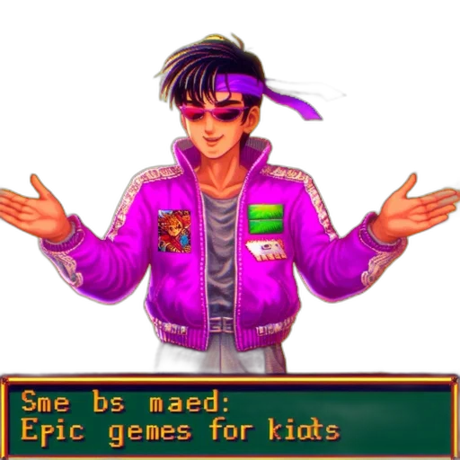 jacket, vaporwave, pixel art, cyberpunk transparent PNG cut-out