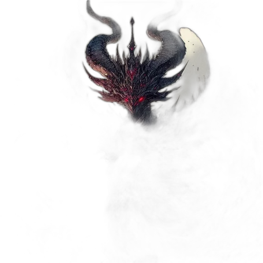 dragon, mask, creature, crown transparent PNG cut-out
