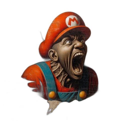 face, mask, creature, hat transparent PNG cut-out
