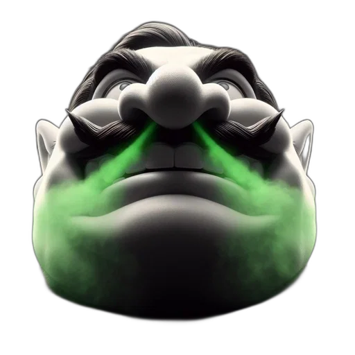 mask, face, crown, creature transparent PNG cut-out