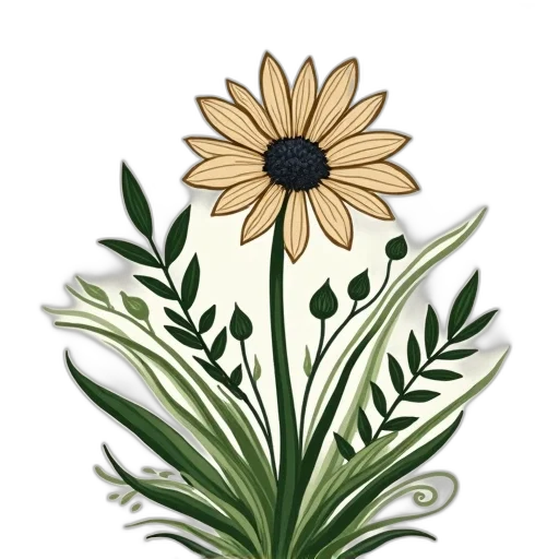 flower, crown, jewelry, watercolor transparent PNG cut-out