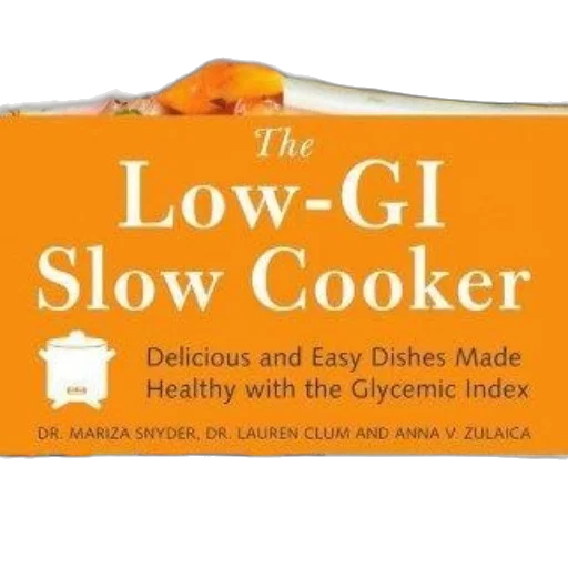 low-gi, slow, cooker, book transparent PNG cut-out