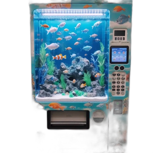 robot, underwater, vending, machine transparent PNG cut-out