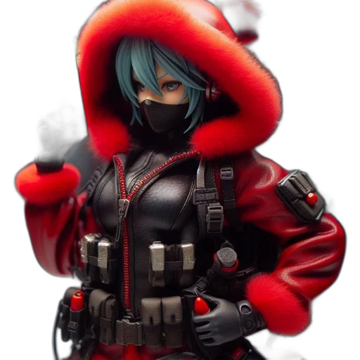 jacket, concept art, cyberpunk, 3d render transparent PNG cut-out