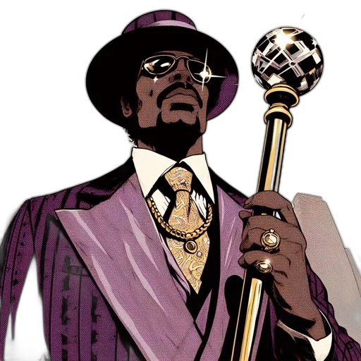 staff, comic book art, concept art, cartoon transparent PNG cut-out