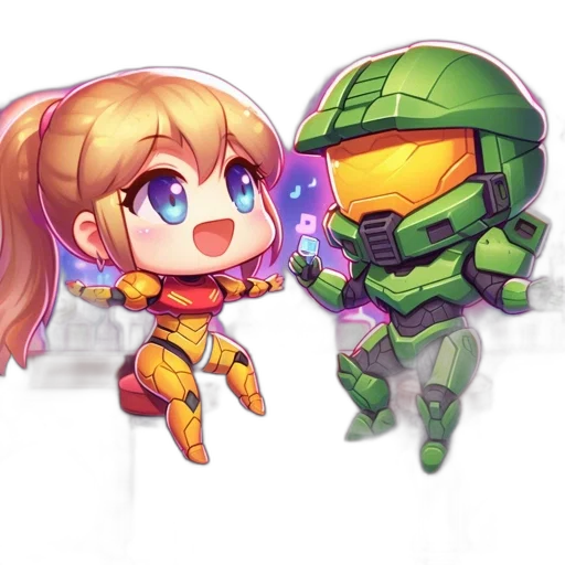 robot, pixel art, concept art, watercolor transparent PNG cut-out