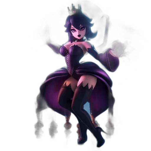 dress, staff, crown, mask transparent PNG cut-out
