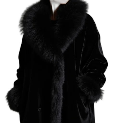 jacket, hat, staff, dress transparent PNG cut-out