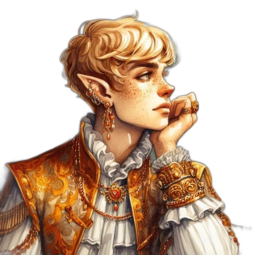 face, staff, fantasy art, concept art transparent PNG cut-out