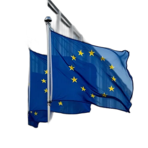 european, union, flags, fly transparent PNG cut-out