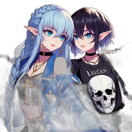jacket, staff, fantasy art, anime transparent PNG cut-out