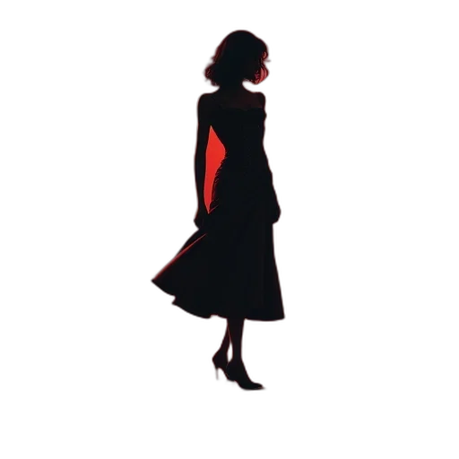 dress, jacket, staff, face transparent PNG cut-out