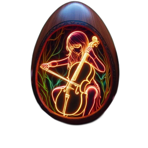 jewelry, mask, egg-shaped, wood transparent PNG cut-out