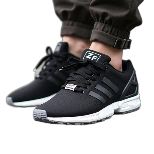 shoes, 3d render, monochrome, dark transparent PNG cut-out