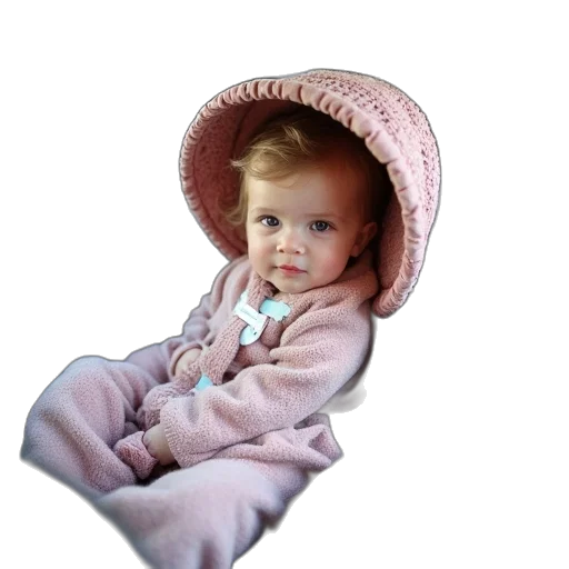 hat, jacket, face, photorealistic transparent PNG cut-out