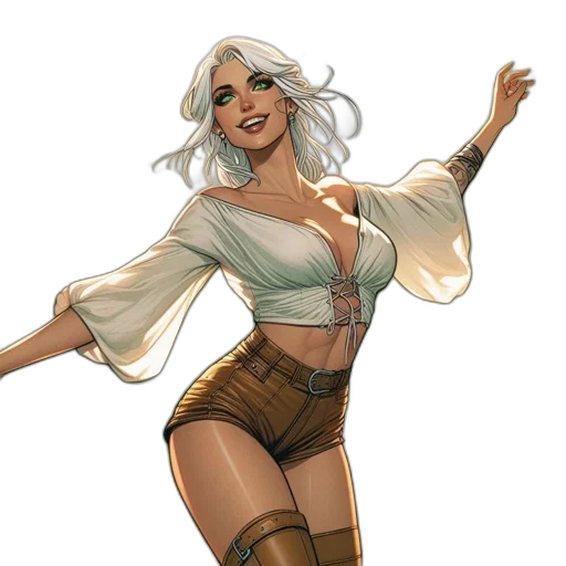 comic book art, concept art, fantasy art, pixel art transparent PNG cut-out
