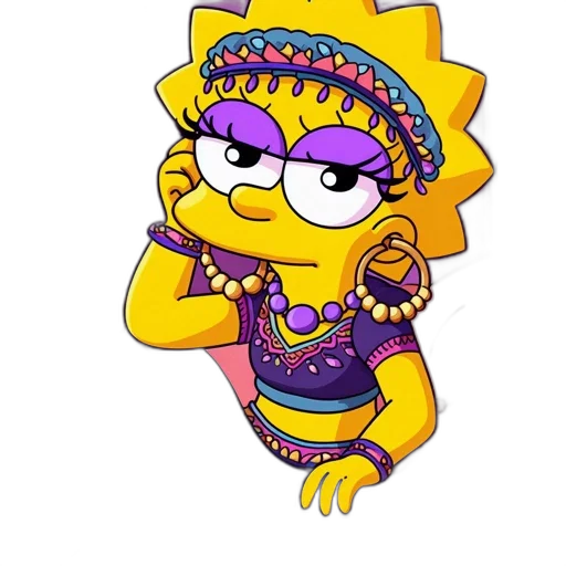dress, jewelry, staff, hat transparent PNG cut-out