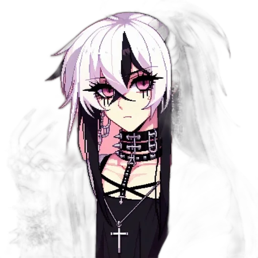creature, pixel art, anime, fantasy art transparent PNG cut-out