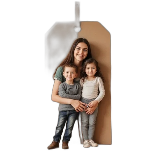 furniture, photorealistic, large, cardboard transparent PNG cut-out