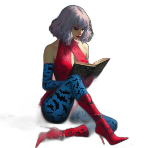 jacket, robot, dress, concept art transparent PNG cut-out