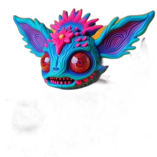 dragon, mask, creature, jewelry transparent PNG cut-out