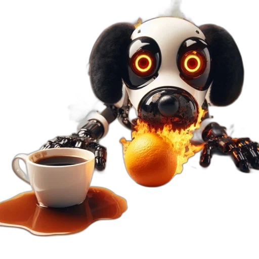 robot, animal, food, staff transparent PNG cut-out