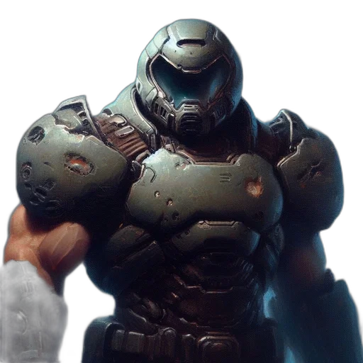 robot, weapon, creature, face transparent PNG cut-out