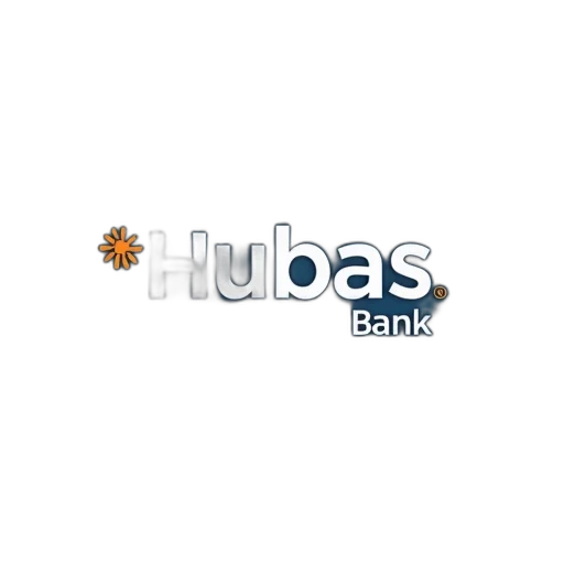 logo, hubas, bank, authorised transparent PNG cut-out