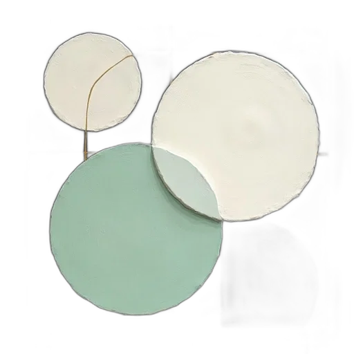 jewelry, 3d render, pastel, green transparent PNG cut-out