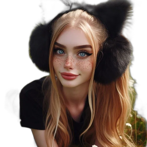 face, hat, animal, creature transparent PNG cut-out