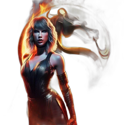 fantasy art, concept art, comic book art, photorealistic transparent PNG cut-out